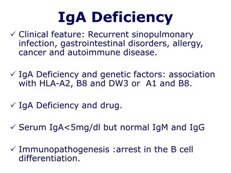 iga deficiency and viral infections